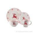 Four Seasons Series Flower Decal Fine Porselain-servies